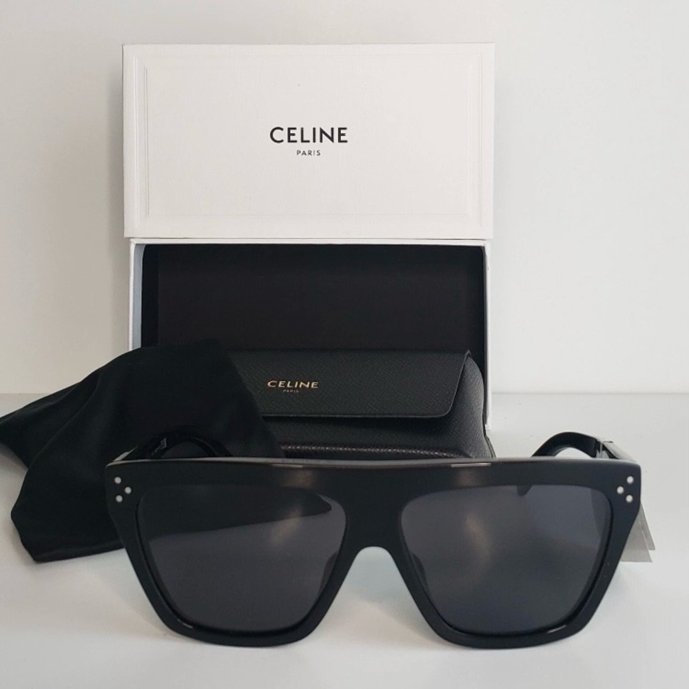 Celine Paris CL402561 01D Bold 3 Dots Black Women’s Sunglasses 58-13-140 NWOT